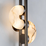 Бра  с фигурным мраморным рассеивателем Spiral of Warm Light варинант исполнения - 3 | Loft Concept в Ульяновске