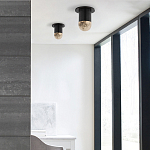 Потолочный светильник светодиодный с плафоном из натурального камня Purgatory варинант исполнения - 2 | Loft Concept в Ульяновске