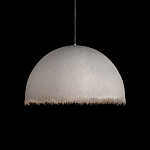 Подвесной светильник в форме купола белого цвета с ажурной бахромой Tactile Line варинант исполнения - 11 | Loft Concept в Ульяновске