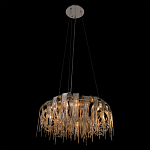 Люстра круглая подвесная с металлическими дугами и длинными цепочками 80 см Atlantis Chain варинант исполнения - 5 | Loft Concept в Ульяновске