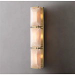 Бра из 3-х прямоугольных мраморных панелей Calling to Shine варинант исполнения - 4 | Loft Concept в Ульяновске