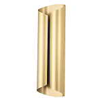 Бра с матовым цилиндрическим абажуром цвета латунь Monolith варинант исполнения - 1 | Loft Concept в Ульяновске