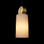 Подвесной светильник с цилиндрическим мраморным плафоном Marble square варинант исполнения - 6 | Loft Concept в Ульяновске