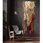 Тканый вручную абстрактный гобелен Коралловый риф Coral reef варинант исполнения - 3 | Loft Concept в Ульяновске