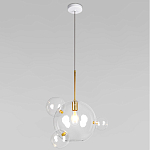 Подвесной светильник со стеклянными плафоном в виде шара и золотыми деталями & Coombes варинант исполнения - 1 | Loft Concept в Ульяновске