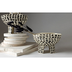 Чаша на ножках для фруктов или сухофруктов "Лонерно" варинант исполнения - 3 | Loft Concept в Ульяновске