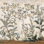 Обои ручная роспись Siam White Metal варинант исполнения - 1 | Loft Concept в Ульяновске