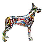 Статуэтка Graffiti Great Dane Поп-Арт варинант исполнения - 2 | Loft Concept в Ульяновске