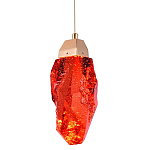Подвесной светильник Soar Hanging Lamp Brass Red Красный варинант исполнения - 1 | Loft Concept в Ульяновске