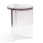 Стол журнальный круглый Acrylic Аether Smoke варинант исполнения - 1 | Loft Concept в Ульяновске