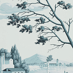 Обои ручная роспись Views of Italy Mare Verde варинант исполнения - 3 | Loft Concept в Ульяновске