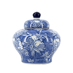 Ваза с крышкой в китайском стиле Гранатовое дерево Blooming Pomegranate варинант исполнения - 8 | Loft Concept в Ульяновске