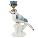 Фарфоровый подсвечник с птицей Eden Garden варинант исполнения - 1 | Loft Concept в Ульяновске