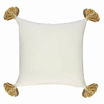 Чехол на подушку с кисточками и вышивкой птиц Ethnic mix Birds Square варинант исполнения - 4 | Loft Concept в Ульяновске