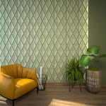 Гипсовая 3D панель с принтографией PM-102 варинант исполнения - 2 | Loft Concept в Ульяновске