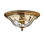 Потолочный светильник цвета латунь с прозрачным плафоном в форме чаши Hinkley варинант исполнения - 1 | Loft Concept в Ульяновске