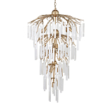 Люстра многоярусная с трубчатыми подвесками Dripping Crystals варинант исполнения - 3 | Loft Concept в Ульяновске