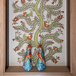 Обои с вышивкой ручной работы Fyodor Original colourway on linen варинант исполнения - 1 | Loft Concept в Ульяновске