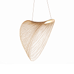 Подвесной светильник фигурный из деревянных прутьев Ecofriendly Light Source варинант исполнения - 2 | Loft Concept в Ульяновске