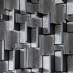 Абстрактное Объемное Панно Industrial panel Travers Coals варинант исполнения - 2 | Loft Concept в Ульяновске