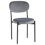 Стул с круглым сиденьем на металлическом основании ALFIE CHAIR Grey варинант исполнения - 1 | Loft Concept в Ульяновске