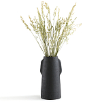 Ваза Serené Ceramic Vase Черная варинант исполнения - 6 | Loft Concept в Ульяновске
