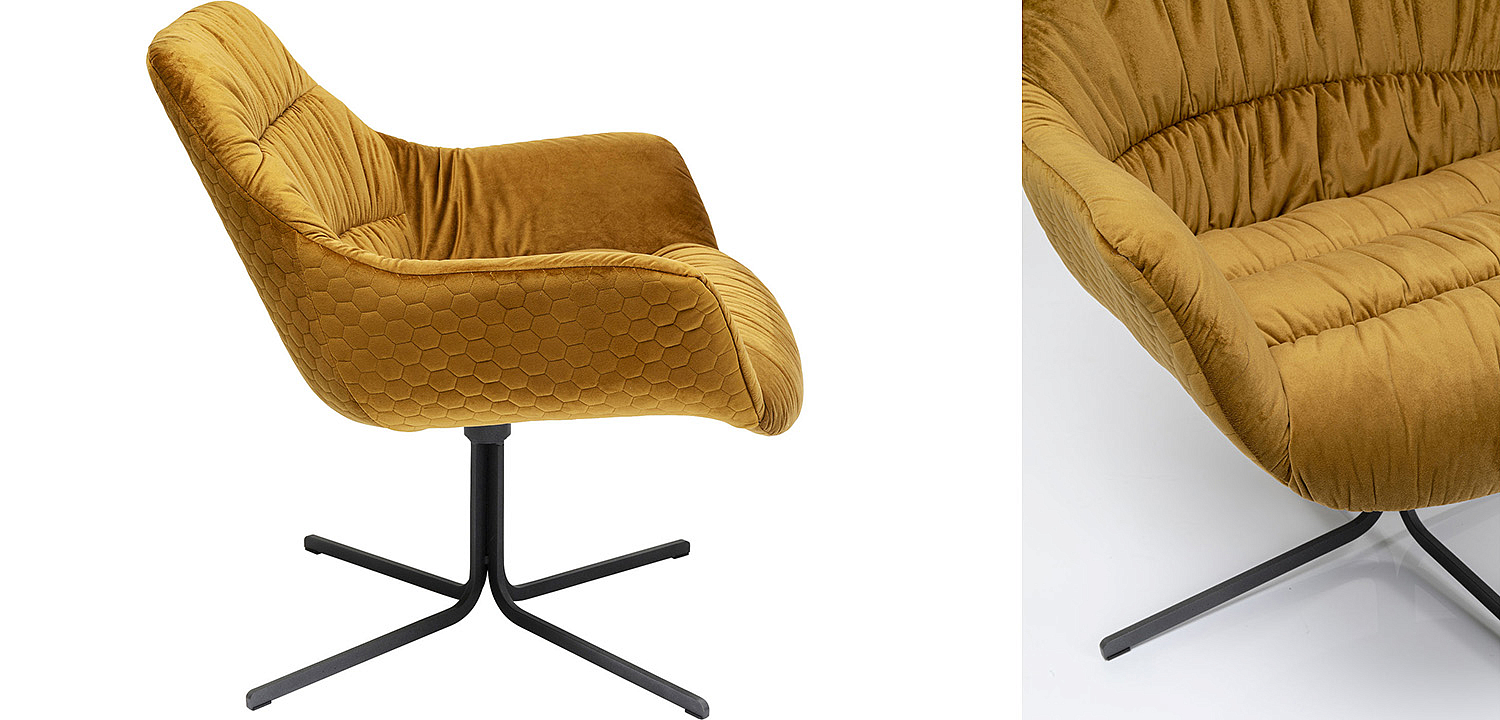 Кресло вращающееся Yellow Honeycomb - Loft-Concept в Ульяновске