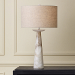 Настольная лампа на конусовидном корпусе с чашей и с тканевым абажуром Daydreaming варинант исполнения - 4 | Loft Concept в Ульяновске