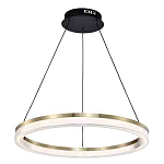 Люстра подвесная круглая светодиодная с золотым каркасом Ring Horizontal варинант исполнения - 3 | Loft Concept в Ульяновске