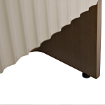 Тумба под телевизор серая с мраморной столешницей Uniqueness Marble варинант исполнения - 8 | Loft Concept в Ульяновске