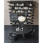 Модульный навесной стеллаж GRADUATE Bookshelves варинант исполнения - 7 | Loft Concept в Ульяновске