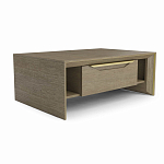 Стол журнальный с ящиками и открытыми полками Flowchart варинант исполнения - 1 | Loft Concept в Ульяновске