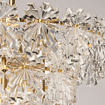 Люстра многоярусная с объемными прозрачными цветами Hanging Flowers варинант исполнения - 4 | Loft Concept в Ульяновске