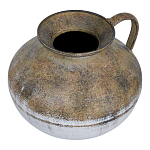 Ваза металлическая с ручкой Bygone Era варинант исполнения - 2 | Loft Concept в Ульяновске