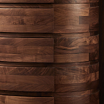 Комод деревянный с 7-ю ящиками Moon Walnut Furniture варинант исполнения - 5 | Loft Concept в Ульяновске