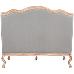 Диван двухместный из массива бука светло-серый Solid Luxury варинант исполнения - 2 | Loft Concept в Ульяновске