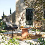 Садовое кресло из искусственного ротанга Mills Rattan Wicker Chair варинант исполнения - 9 | Loft Concept в Ульяновске