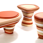 Комплект кофейных столиков Vorlon Desert three tables варинант исполнения - 4 | Loft Concept в Ульяновске