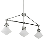 Люстра линейная с ромбовидными плафонами Pointed Diamond Shade варинант исполнения - 5 | Loft Concept в Ульяновске