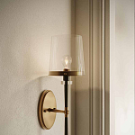 Бра настенное с прозрачным стеклянным абажуром Simple Pure Form варинант исполнения - 5 | Loft Concept в Ульяновске