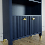 Книжный Стеллаж Elsa Dreams Blue с задней стенкой варинант исполнения - 1 | Loft Concept в Ульяновске