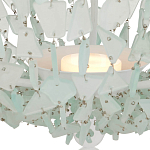 Люстра круглая с каскадом из декоративных элементов Sea Glass варинант исполнения - 3 | Loft Concept в Ульяновске