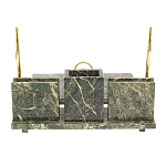 Настольный письменный набор из змеевика с гербом России Successful Leader варинант исполнения - 2 | Loft Concept в Ульяновске