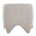 Дизайнерское кресло мягкое в белой обивке White Canvas варинант исполнения - 3 | Loft Concept в Ульяновске