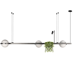 Подвесной линейный светильник Barbell варинант исполнения - 2 | Loft Concept в Ульяновске