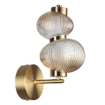 Бра с 2-мя рифлеными стеклянными шарами Marcelh Light варинант исполнения - 5 | Loft Concept в Ульяновске