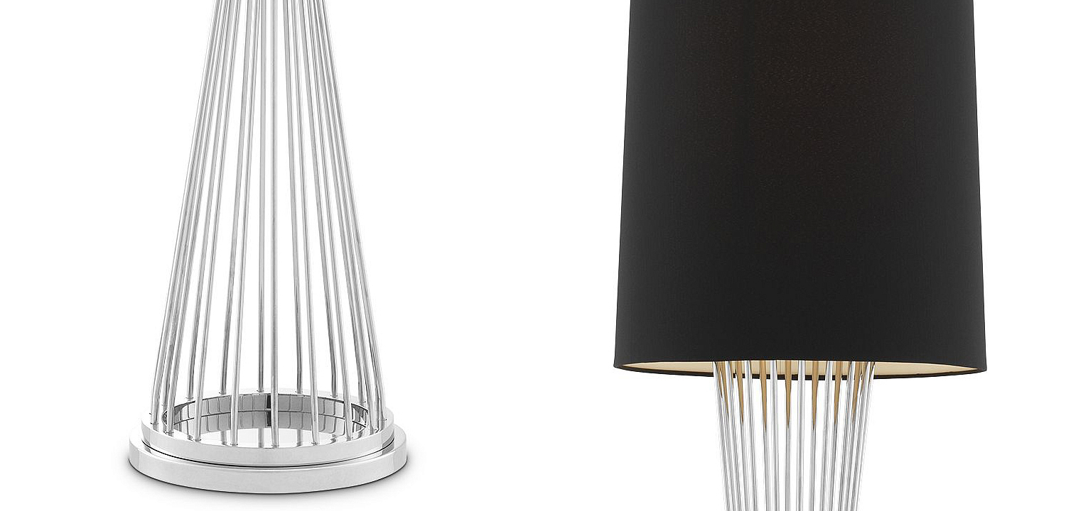 Торшер Eichholtz Floor Lamp Holmes Nickel Торшер Eichholtz Floor Lamp Holmes Nickel - Loft-Concept в Ульяновске