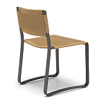 Дизайнерский стул с каркасом из металла с плетеными сиденьем и спинкой GREEN POINT Chair варинант исполнения - 3 | Loft Concept в Ульяновске