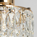 Потолочный светильник круглый с прозрачными подвесками Lunet варинант исполнения - 3 | Loft Concept в Ульяновске