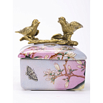 Фарфоровая шкатулка Bird talks варинант исполнения - 5 | Loft Concept в Ульяновске